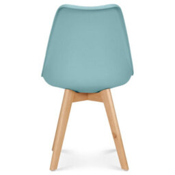 Bravich Rocco Tulip Dining Chair - Duck Egg Blue - Set Of 4 - thumbnail 7