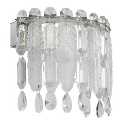 Luminosa Lighting Luminosa Klunka Wall Lamp Chrome K5 Crystals Led 2700-6000K Touch Dimmer - thumbnail 2