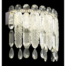 Luminosa Lighting Luminosa Klunka Wall Lamp Chrome K5 Crystals Led 2700-6000K Touch Dimmer - thumbnail 4
