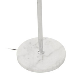 Orsina Minimalist Chrome Finish Metal Floor Lamp, Sturdy And Stable Bedroom Lamp, Versatile Tall Livingroom Lamp - thumbnail 4