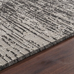 Livabliss Indoor & Outdoor Modern Black/beige Shelby Area Rug 80 X 150 Cm Easy To Clean, Perfect For Balcony Or Dining Room - thumbnail 4