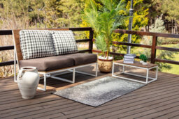 Livabliss Indoor & Outdoor Modern Black/beige Shelby Area Rug 80 X 150 Cm Easy To Clean, Perfect For Balcony Or Dining Room - thumbnail 9