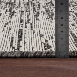 Livabliss Indoor & Outdoor Modern Black/beige Shelby Area Rug 80 X 150 Cm Easy To Clean, Perfect For Balcony Or Dining Room - thumbnail 8