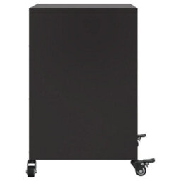 Berkfield Bedside Cabinets 2 Pcs Black 36X39X59 Cm Steel - thumbnail 7