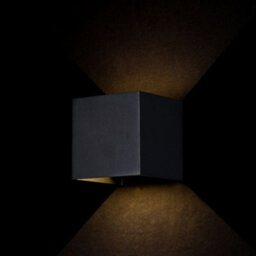 Luminosa Lighting Luminosa Fulton Integrated Led Wall Lamp Black, Ip54 - thumbnail 4