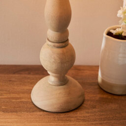 Loops Stylish 2 Pack Table Lamp Bases In Natural Wood And Brushed Brass Finish - thumbnail 7