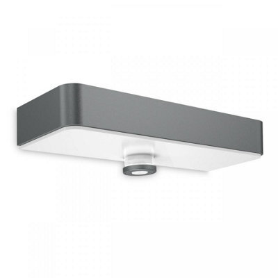 Steinel Xsolar Sol-O S Anthracite Solar Outdoor Wall Light Downlight Motion Sensor - image 1