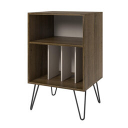 Novogratz Dorel Home Harmony Turntable Stand Brown Oak Look - thumbnail 6