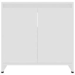 Berkfield Bathroom Cabinet White 60X33X61 Cm Engineered Wood - thumbnail 6