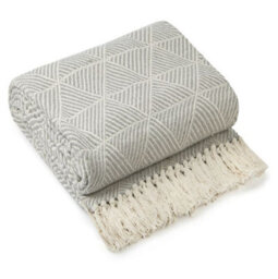 Geo Diamond Collection Recycled Cotton Throw