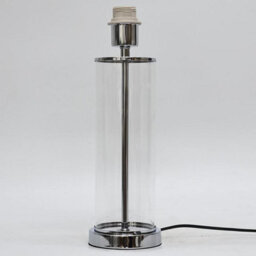 First Choice Lighting Aura - Chrome Table Lamp With Navy Blue Cut Out Shade - thumbnail 5