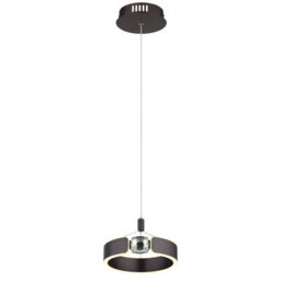 Luminosa Lighting Luminosa Hendricks Pendant Ceiling Light Bronze Colored Brushed Led 3000K - thumbnail 1