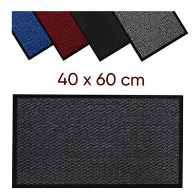 Barrier Mat 40 X 60 Cm Grey Anti-Slip Waterproof Door Mat - image 1