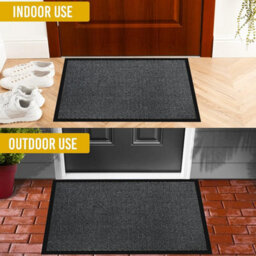 Barrier Mat 40 X 60 Cm Grey Anti-Slip Waterproof Door Mat - thumbnail 2