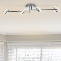 Cosylyte Holdon 4 Ring Adjustable Integrated Led, Modern Spotlight - Chrome - thumbnail 1