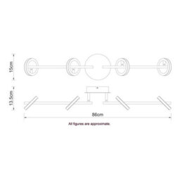 Cosylyte Holdon 4 Ring Adjustable Integrated Led, Modern Spotlight - Chrome - thumbnail 9