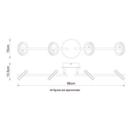 Cosylyte Holdon 4 Ring Adjustable Integrated Led, Modern Spotlight - Chrome - thumbnail 8