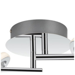 Cosylyte Holdon 4 Ring Adjustable Integrated Led, Modern Spotlight - Chrome - thumbnail 7