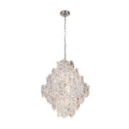 Pagazzi Lighting Pagazzi Rhia 5 Light Clear Acrylic Pendant Ceiling Light - thumbnail 2
