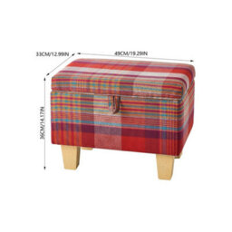 M Linen Storage Ottoman Bench Bedroom Living Room Footstool Pouffe Seat Toy Box - thumbnail 2
