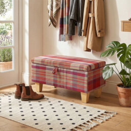 M Linen Storage Ottoman Bench Bedroom Living Room Footstool Pouffe Seat Toy Box - thumbnail 4