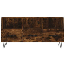 Walplus Tv Cabinet Smoked Oak 102X36X50 Cm Engineered Wood - thumbnail 5