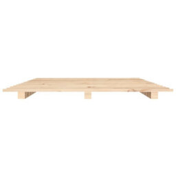 Berkfield Bed Frame 140X190 Cm Solid Wood Pine - thumbnail 5