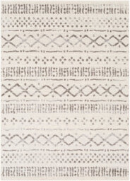 Livabliss Pisa-Global Grey Off-White Charcoal Living Dining Bedroom Rug 150 X 213 Cm Easy Care, Non Shedding - thumbnail 1