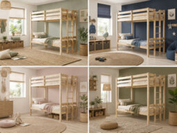 Strictly Beds and Bunks Moon 4Ft 6 Double Heavy Duty Solid Pine Bunk Bed - thumbnail 7