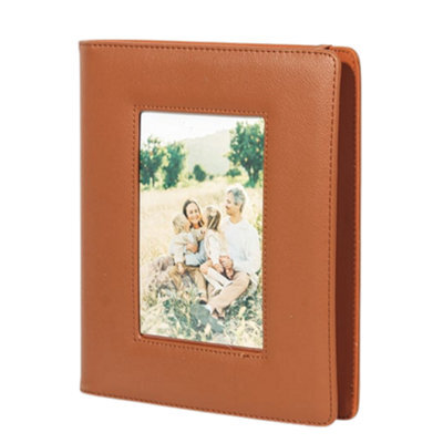 Large Brown Pocket Photo Album 20.2Cm X 23.5Cm - image 1