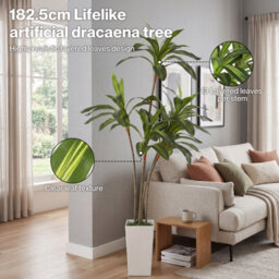 Levede Artificial Dracaena Tree 182Cm Realistic Fake Plant Pot Home Decor - thumbnail 5