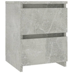 Berkfield Bedside Cabinet Concrete Grey 30X30X40 Cm Engineered Wood - thumbnail 2