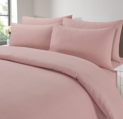 OHS 2 X Pack Of Housewife Pillowcases Pair Set Luxury Hotel Bedroom