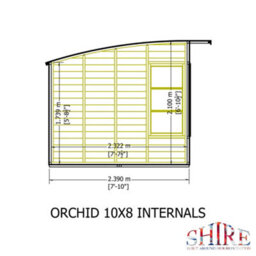 Shire Orchid 10X8 Shiplap Rooms For The Garden - thumbnail 7