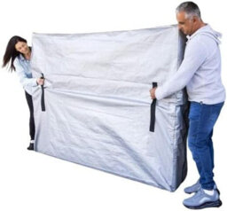 Mattress Cover For Storage And Transport - 208 X 40.6 158 Cm Silver - thumbnail 6