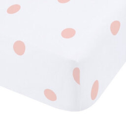 Catherine Lansfield Brushed Polka Dot Cotton King Fitted Sheet Pink - thumbnail 3