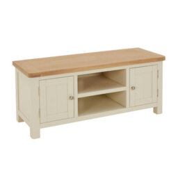 The Furniture Market Marbury Cream Painted Widescreen Tv Unit Stand Up To 60 Tv Size - thumbnail 4