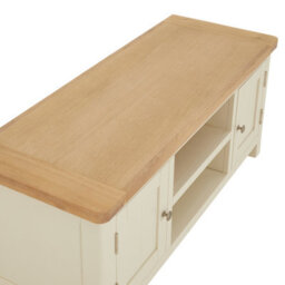 The Furniture Market Marbury Cream Painted Widescreen Tv Unit Stand Up To 60 Tv Size - thumbnail 6