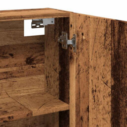 Berkfield Bathroom Mirror Cabinet Old Wood 64X20X66.5 Cm Engineered Wood - thumbnail 8
