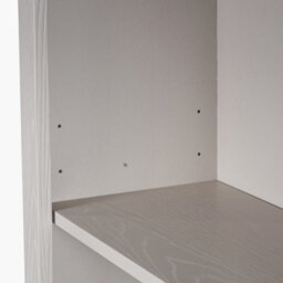 Pacific Lifestyle Cream And Natural Pine And Oak Wood 5 Shelving  Unit Bookcase - thumbnail 7