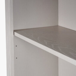 Pacific Lifestyle Cream And Natural Pine And Oak Wood 5 Shelving  Unit Bookcase - thumbnail 8