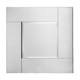 Orsina Square Glass Frame Wall Mirror
