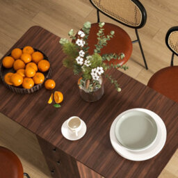 Homcom Folding Dining Table, Drop Leaf Table With Drawers Distressed Brown - thumbnail 9