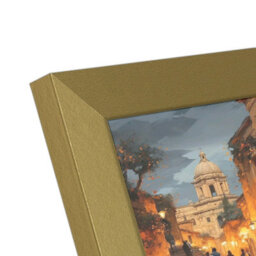 "AK Frames 6X4"" Gold Poster Frame - Modern Picture Frame For Wall Art, Prints And Photos - Durable And Stylish Display Frame" - thumbnail 7