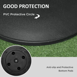 Outsunny 20Kg Patio Sun Umbrella Base Durable Parasol Garden Stand Cement Round - thumbnail 6