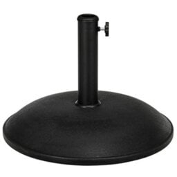 Outsunny 20Kg Patio Sun Umbrella Base Durable Parasol Garden Stand Cement Round - thumbnail 2