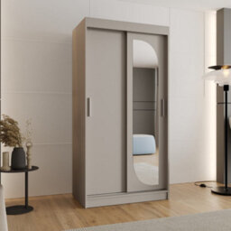 Arte Sumptuous Cashmere Lucy Sliding Door Wardrobe 1000mm X 2000mm X 620mm - Elegant & Luxurious Armoire - thumbnail 2