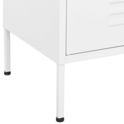 Vidaxl Storage Cabinet White 80X35X101.5 Cm Steel - thumbnail 9