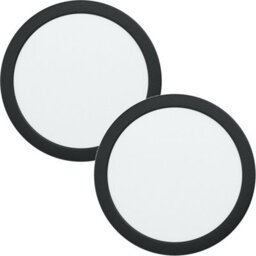 2 Pack Modern Black Led Flush Downlight Recessed Spotlight For Wall And Ceiling