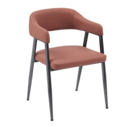 MMT Funiture Designs mmt Dining Chairs Set Of 2, Wrap Around Armchair, Vintage Design In Tan, Grey, Or Black For Sophisticated Spaces (Tan) - thumbnail 3